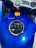 Детский электромобиль, мотоцикл RiverToys A001AA (синий) Ducati, фото 3