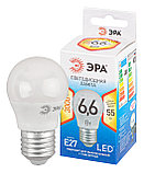 Лампа светодиодная ЭРА LED P45-9W-827-E27 QX (диод, шар, 6,6 Вт, теплый свет, E27), фото 2