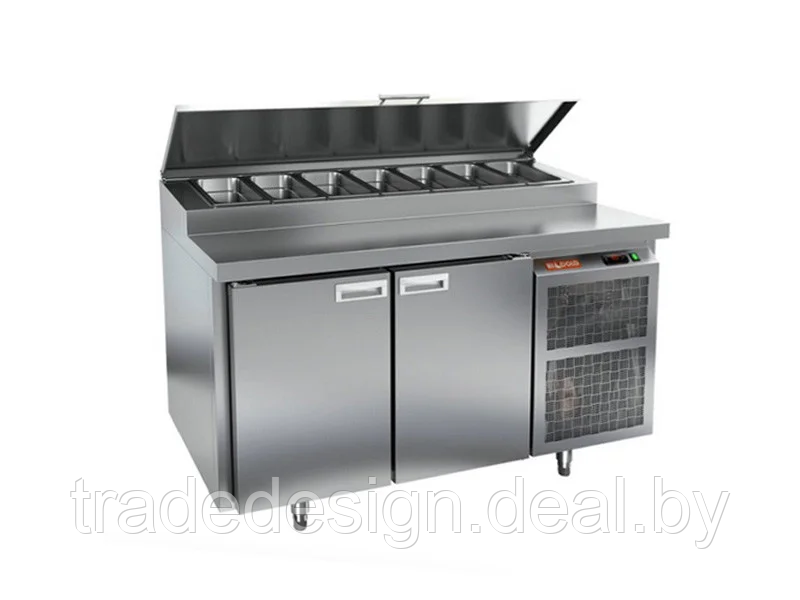 Холодильный стол для пиццы HiCold тип HT модель PZ2-11/GN (1/6H) для пиццы - фото 1 - id-p149579765