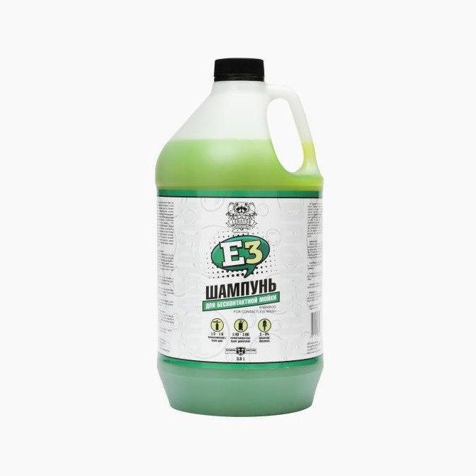 E3 - Среднепенный шампунь для бесконтактной мойки | LERATON | 3.8л