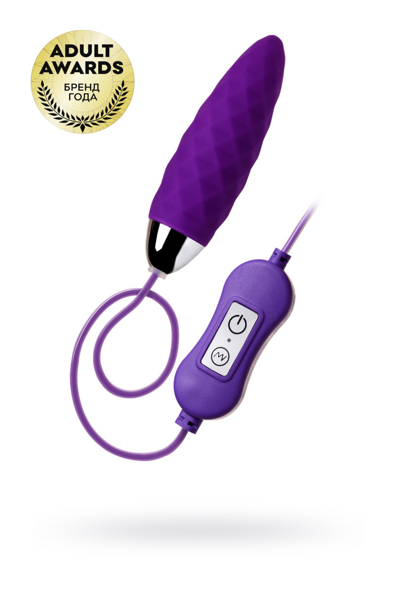 Виброяйцо с пультом управления TOYFA A-Toys Cony, фиолетовый