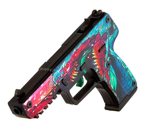 Деревянный пистолет VozWooden Active Five-seveN (FN) Скоростной Зверь (резинкострел) - фото 1 - id-p149601450