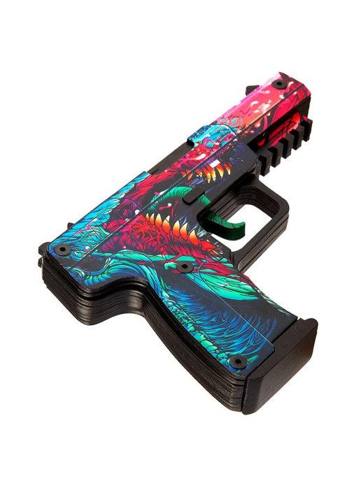 Деревянный пистолет VozWooden Active Five-seveN (FN) Скоростной Зверь (резинкострел) - фото 3 - id-p149601450