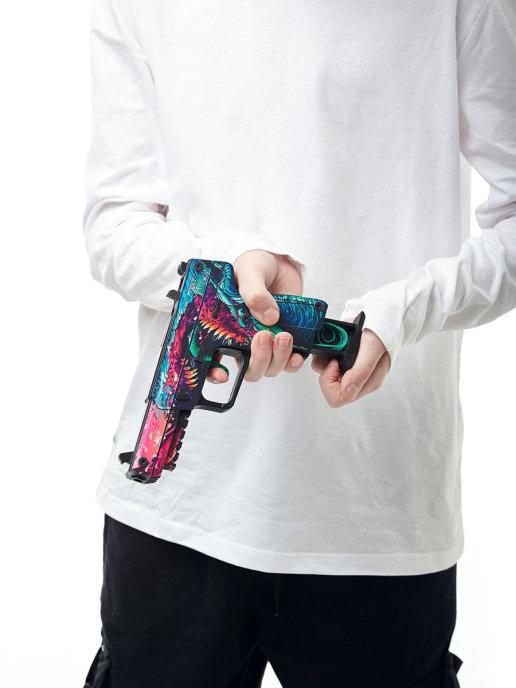 Деревянный пистолет VozWooden Active Five-seveN (FN) Скоростной Зверь (резинкострел) - фото 4 - id-p149601450