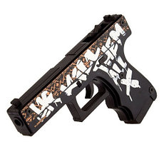 Пистолет VozWooden Active Glock-18 Пустынный Повстанец (деревянный резинкострел)