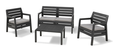 Комплект мебели Delano set (Делано Сэт), графит - фото 1 - id-p98433535
