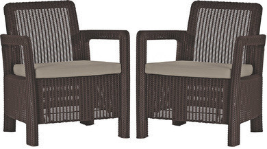 Комплект мебели Tarifa 2 chairs (2 кресла), коричневый - фото 3 - id-p99811379