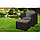 Набор мебели Provence Chillout (кресло и пуф-столик), коричневый, фото 3