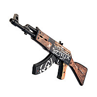 Деревянный автомат VozWooden Active АК-47 Пустынный Повстанец КС ГО / CS GO (резинкострел)
