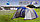 Палатка туристическая 4-х местная с тамбуром LANYU (230+180+100х300х185см), арт. LY 1802, фото 4