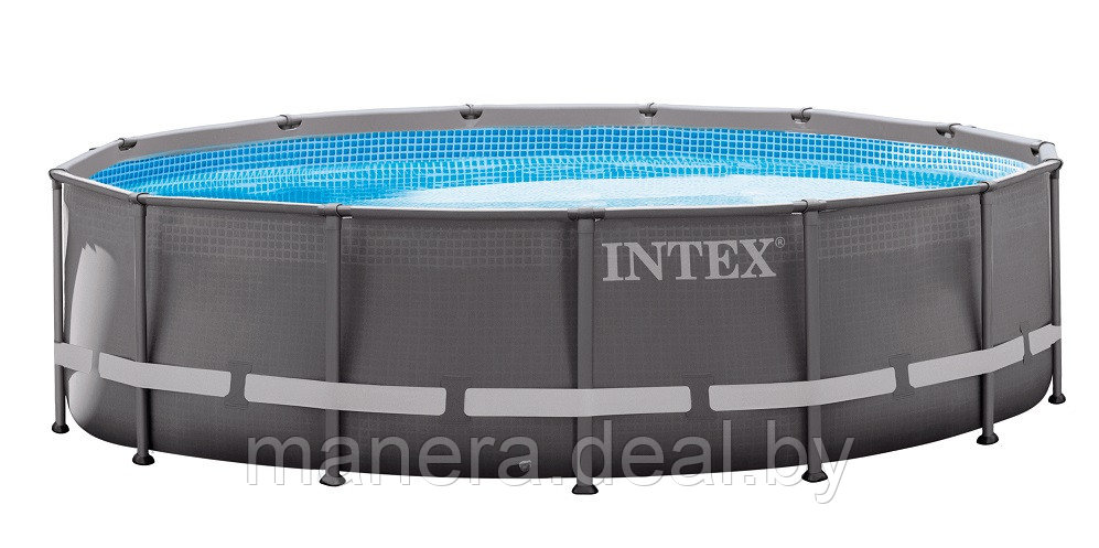 Каркасный бассейн Intex ULTRA XTR™ FRAME 549х132см +фильтр-насос 7900 л.ч, лестница, тент, подложка