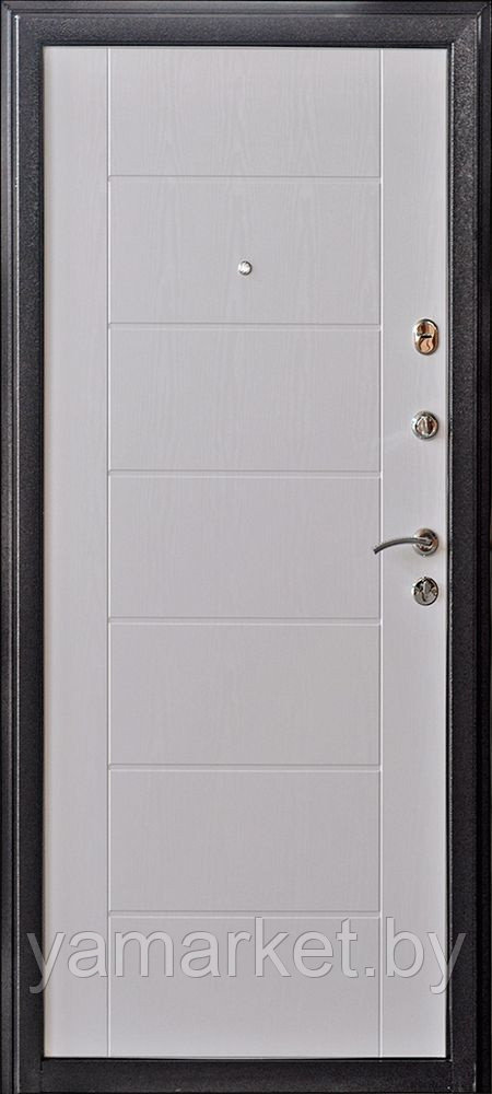 Металлическая дверь Форпост Квадро 2 Беленый дуб - фото 2 - id-p149660891
