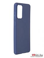 Чехол Brosco для Samsung Galaxy A72 Blue Matte SS-A72-COLOURFUL-BLUE