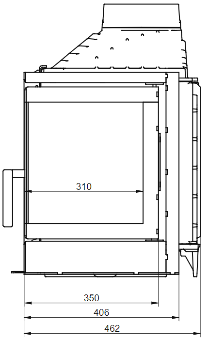 KFD Eco MAX 7 L/R basic каминная топка - фото 8 - id-p149669603