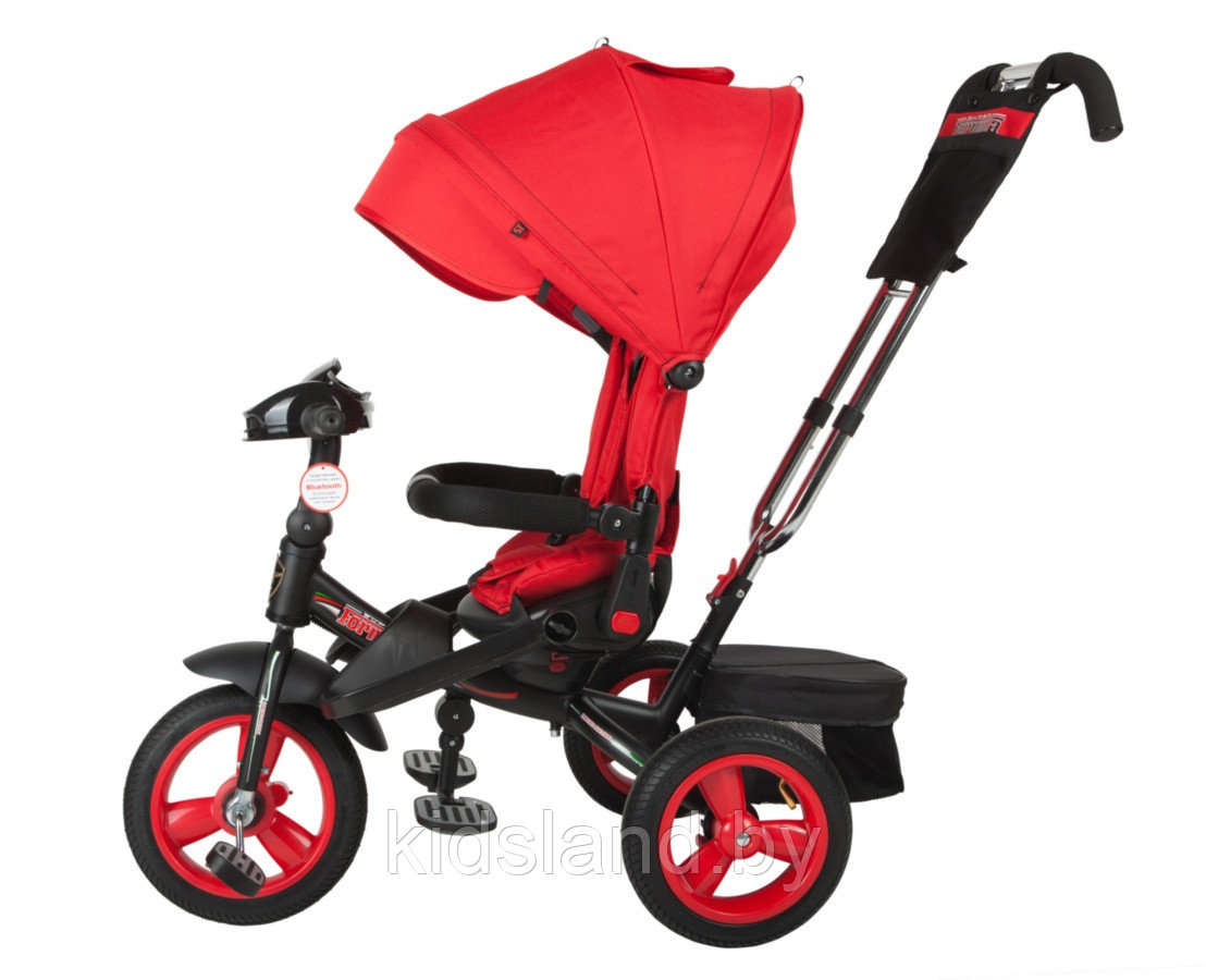Детский трехколесный велосипед Trike Super Formula Sport, Bluetooth, USB (красный) - фото 3 - id-p149668071