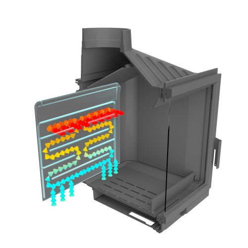 KFD Eco MAX 7 3F basic каминная топка - фото 4 - id-p149679178