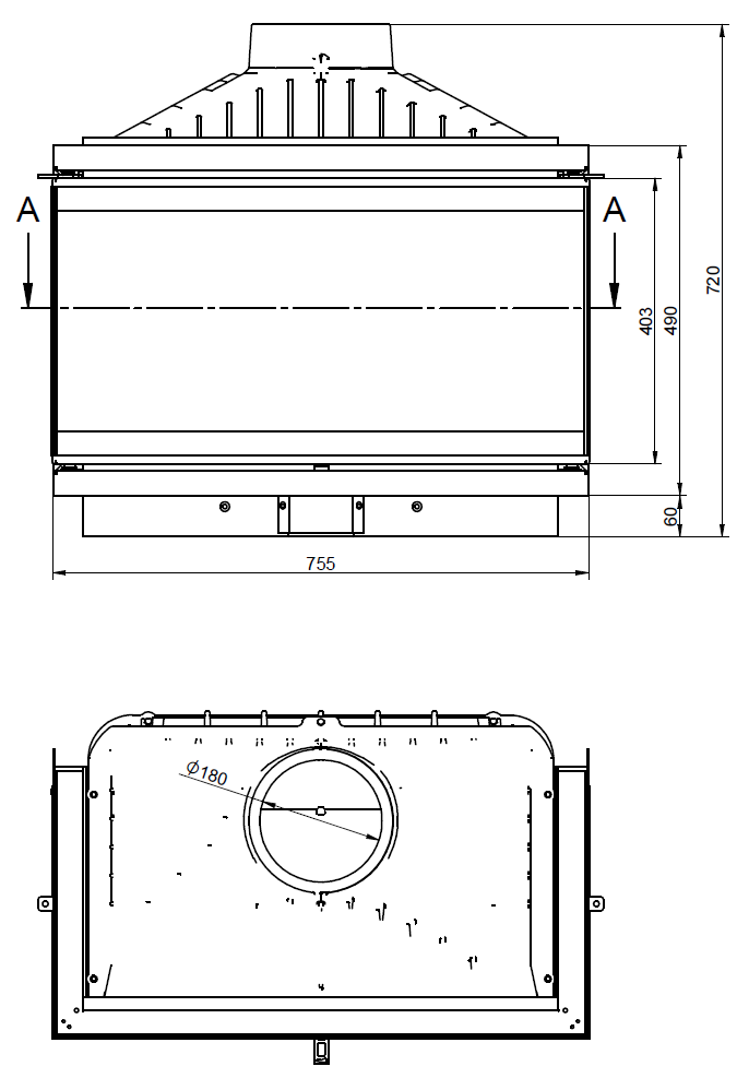 KFD Eco iMAX 7 3F standard каминная топка - фото 7 - id-p149685028