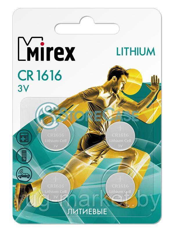 Батарейка  Mirex CR1616 4BP