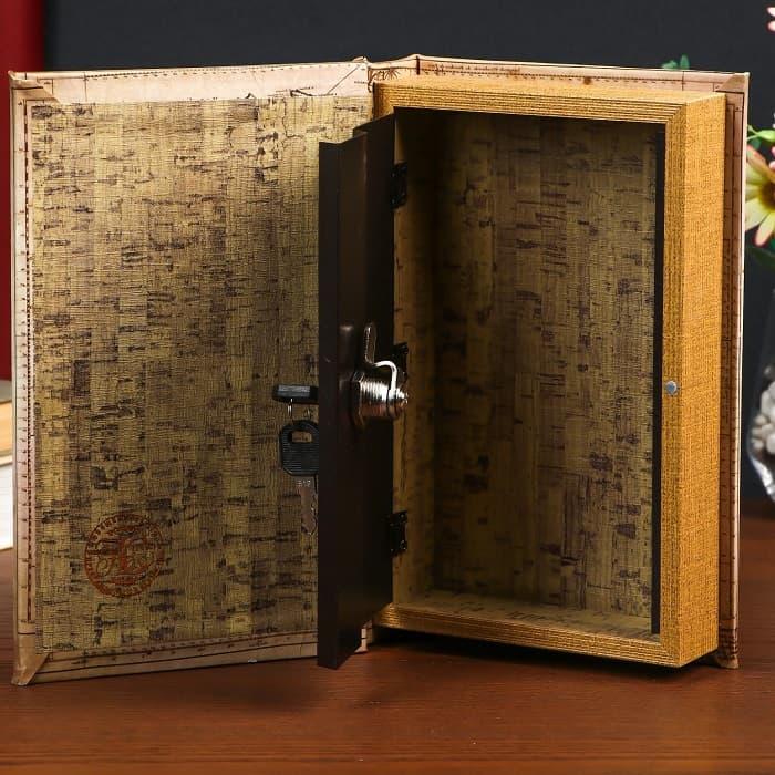 Сейф-книга «Старинная карта» с зеркальной поверхностью 24 см. - фото 3 - id-p149784604
