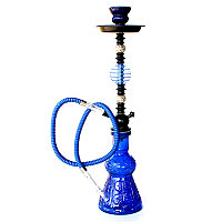 Кальян HOOKAH "Солнце", 1 трубка 53 см.(синий)