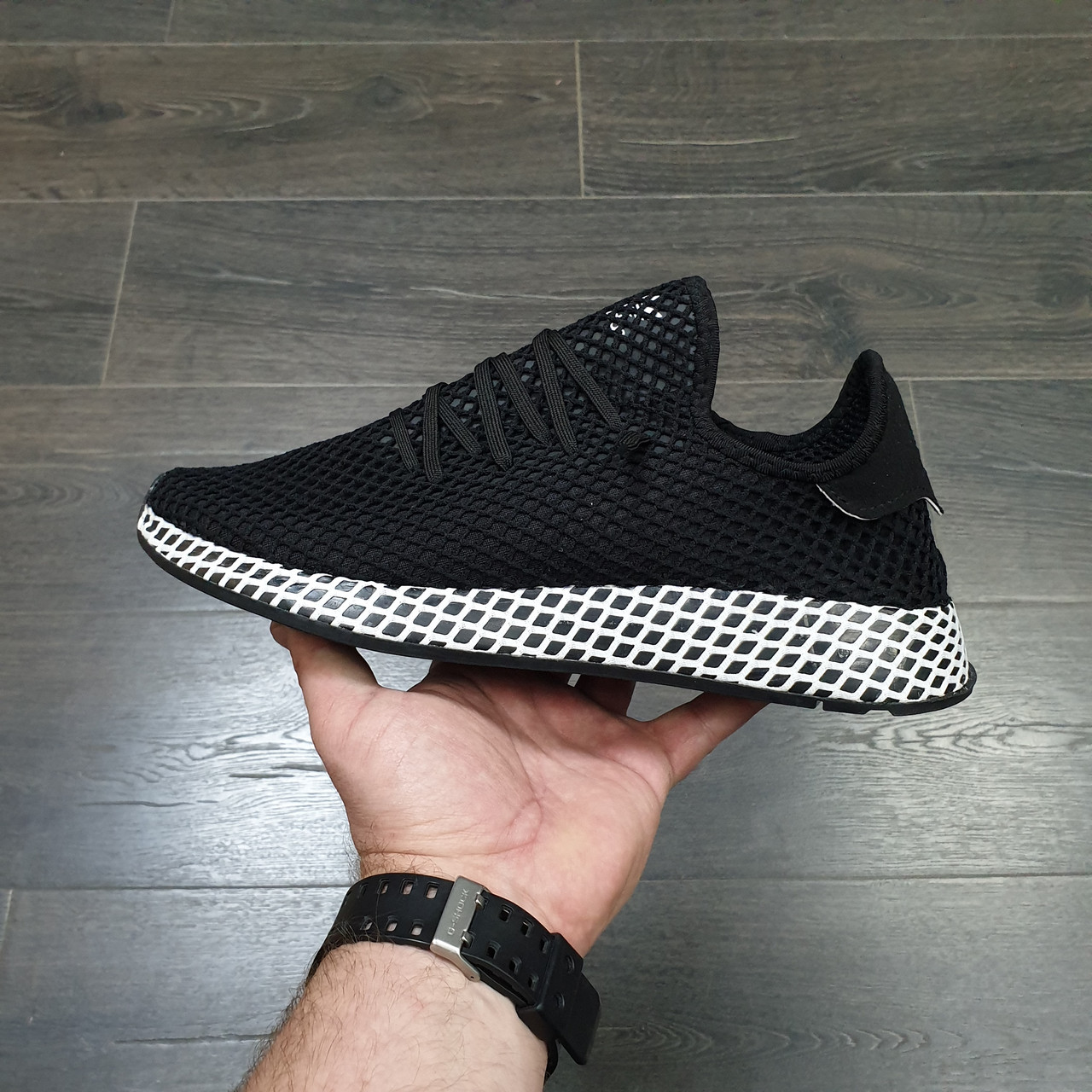 Кроссовки Adidas Deerupt Black White