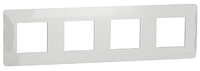 Рамка 4-постовая, белый/белый Unica Studio Color Schneider Electric