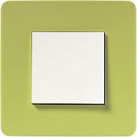 Рамка 1-постовая, зеленое яблоко/белый Unica Studio Color Schneider Electric - фото 1 - id-p149843931