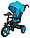 Детский трехколесный велосипед Trike Super Formula Sport, Bluetooth, USB (голубой), фото 3