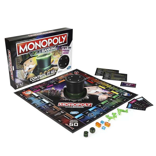 Игра настольная Монополия ГОЛОСОВОЕ УПРАВЛЕНИЕ Hasbro Monopoly E4816