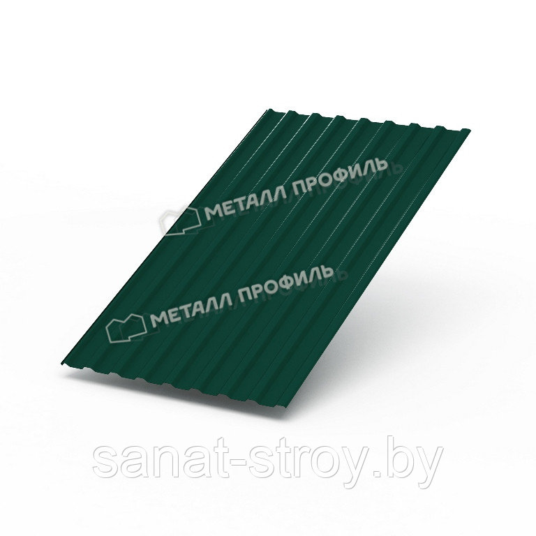 Профилированный лист МП-20x1100-R (VikingMP-01-6005-0,45) RAL 6005 Зеленый мох