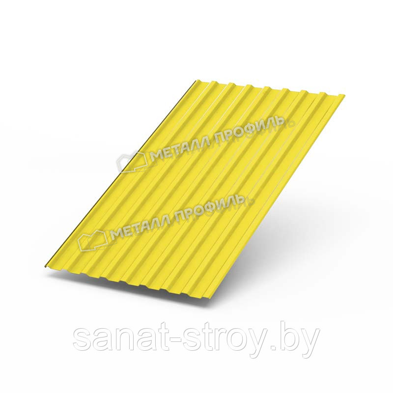 Профилированный лист МП-20x1100-R NormanMP (ПЭ-01-1018-0,5) RAL 1018 Желтый цинк