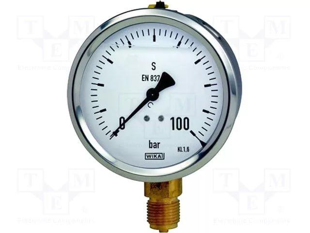 Вакууметр 0.1-1.0 KPA ВП100М