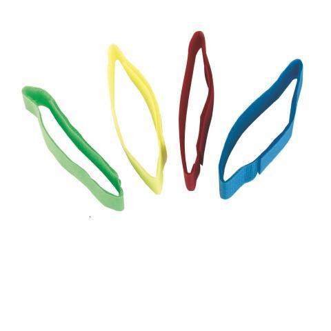 Повязки на липучке для идентификации животного синие, красные, желтые, зеленые (упаковка 10 штук) - фото 1 - id-p149933315