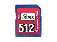 Карта памяти SD 512MB Mirex