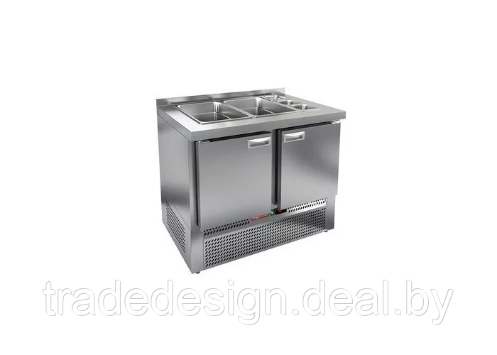 Холодильный стол для салатов HiCold SLE3-11GN для салатов (без крышки) - фото 1 - id-p149974257