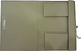 Папка архивная серая на 2-х завязках, корешок 4 см, фото 4