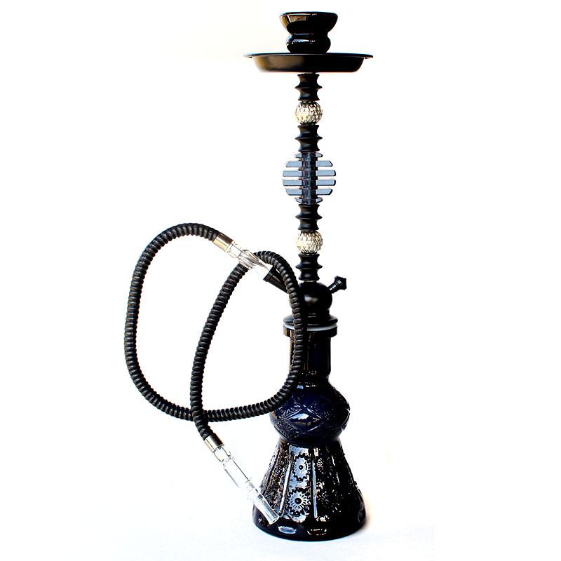 Кальян HOOKAH "Солнце", 1 трубка 53 см.(чёрный) - фото 1 - id-p149978600