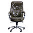 Кресло Валенция хром для комфортной работы в офисе и дома, стул VALENCIA в коже PU, фото 4
