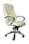 Кресло Валенция хром для комфортной работы в офисе и дома, стул VALENCIA в коже PU, фото 7