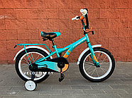 Велосипед детский Forward Crocky 16 бирюзовый/оранжевый, фото 2