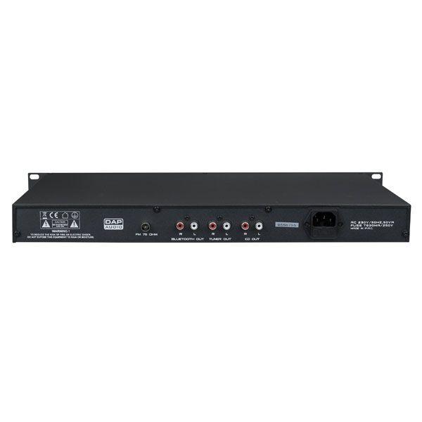 DAP-Audio TCD-100BT CD/USB/SD/Bluetooth плеер с тюнером в рэковом исполнении - фото 2 - id-p150023826