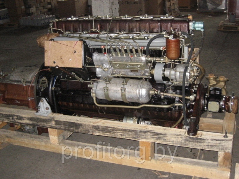 Двигатель дизельный судовой 3Д6С - фото 1 - id-p150028189