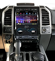 Штатная магнитола Ford F150 2015-2019 (SYNC 3) CARMEDIA Tesla-Style Android 11 (8/128gb)