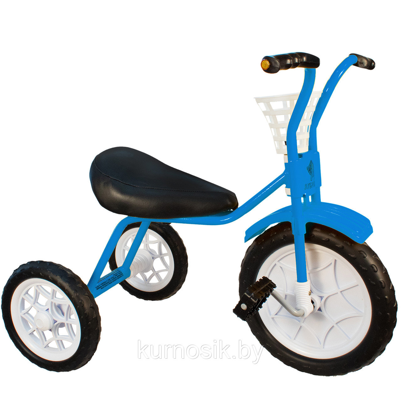 Трехколесный велосипед детский "Зубренок" (арт.526-611) синий - фото 1 - id-p150060355