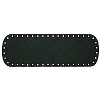 Кожа Дно для сумки 10*30 см. Dark green