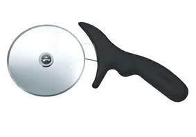 Нож роликовый для пиццы d 10 см, черная пластиковая ручка