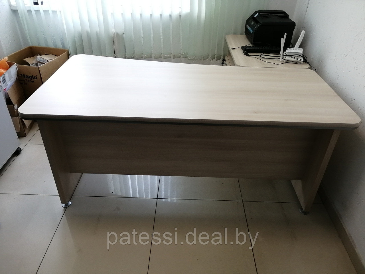Комплект офисной мебели для руководителя. Цвет Акация - фото 3 - id-p150124877