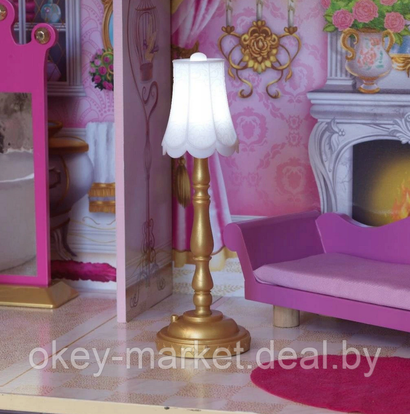 Кукольный домик KidKraft Розовый Замок - фото 9 - id-p150125672