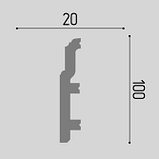 Плинтус напольный Де-Багет Н100 20*100*2000мм, фото 3