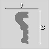 Молдинг УДАРОПРОЧНЫЙ М20 Размеры: 9x20x2000мм, фото 3